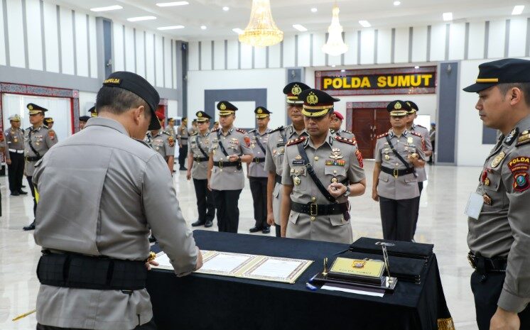 Kapolda Sumut Pimpin Sertijab Sejumlah Kapolres dan PJU