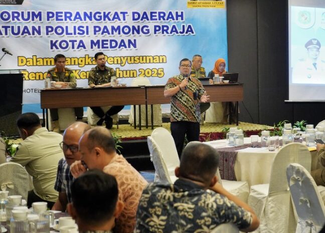  Satpol PP Kota Medan Gelar Forum Perangkat Daerah