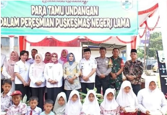  Plt Bupati Labuhanbatu Resmikan Gedung Baru Puskesmas Negeri Lama