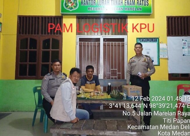 Kapolres Pelabuhan Belawan Kawal Pendistribusian dan Penjagaan Logistik Pemilu