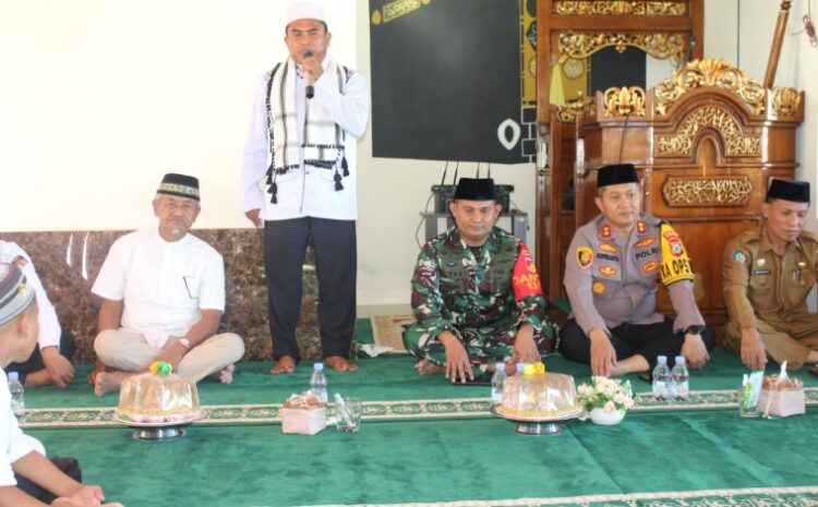 Kodim 1311/Morowali Gelar Peringatan Isra’ Miraj di Mesjid Al-Hidayah