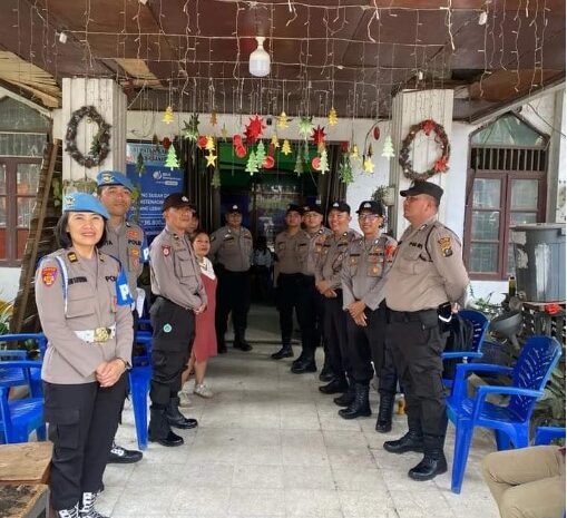  Polres Tanah Karo Kawal Pengamanan Sidang Pleno Kantor PPK Kecamatan