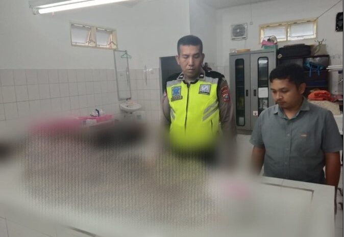  Satlantas Polres Simalungun Tangani Lakalantas Gadis Kecil Tewas Terlindas Pick-Up