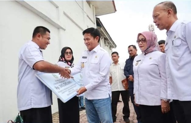 Plt Bupati Labuhanbatu Sambut Kunker Pj Gubernur Sumut