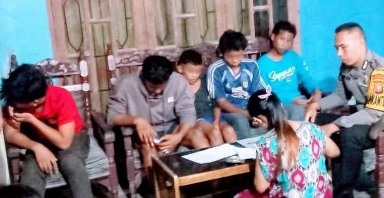  Bawa Sajam, 5 Remaja Diamankan Polsek Hamparan Perak