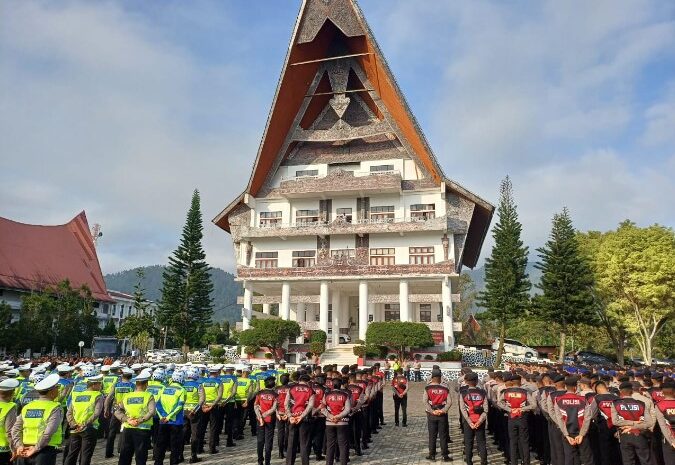 Polda Sumut Gelar Gladi Pengamanan F1 Powerboat Danau Toba