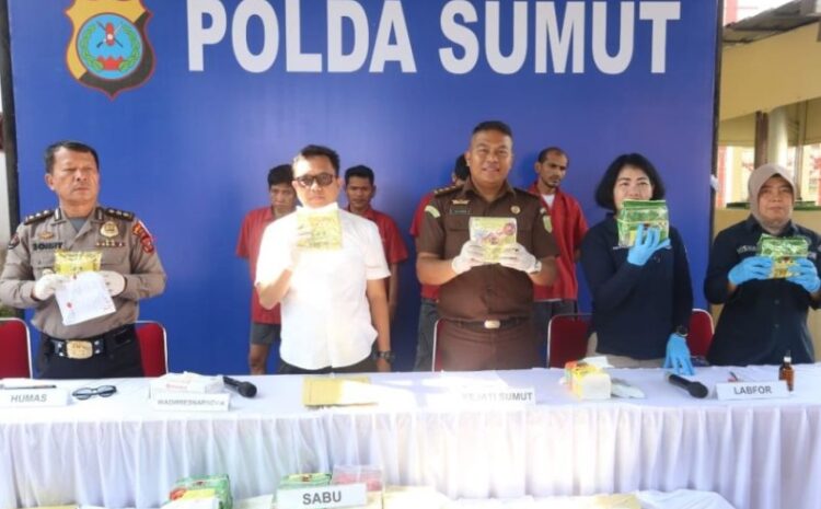 Dalam 2 Minggu, Polda Sumut Sita 23 Kg Sabu