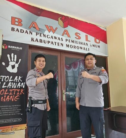  Pasca Pemilu 2024, Polres Morowali Kawal Pengamanan di Kantor KPUD, Bawaslu dan Gudang Logistik