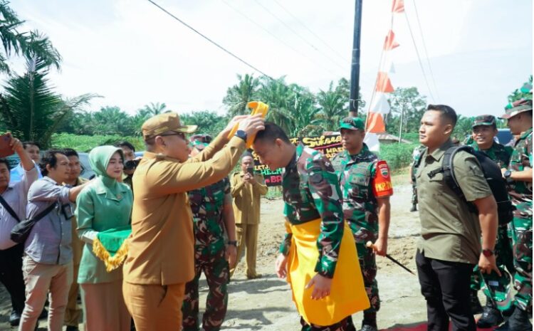 Pj Bupati Batubara Sambut Kunjungan Tim Wasev TMMD Ke-119