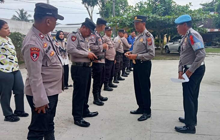 Pastikan Layak Pakai, Kapolres Batubara Perintahkan Jajaran Periksa Senpi Personil