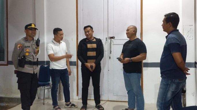 Wakapolres Morowali Cek Pengamanan Rekapitulasi di KPU