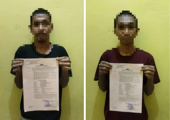 Polres Morowali Ungkap Kasus Pencurian 4 Unit Sepeda Motor, 2 Pelaku Ditahan