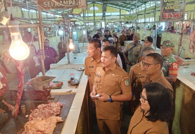 Wabup Sergai Sidak Pasar Jelang HBKN Bulan Ramadhan 1445 H