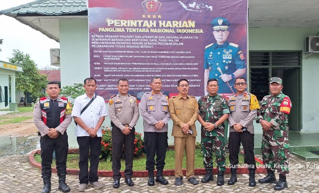  Kapolres Labusel Kunjungi Markas Koramil 11 Kotapinang