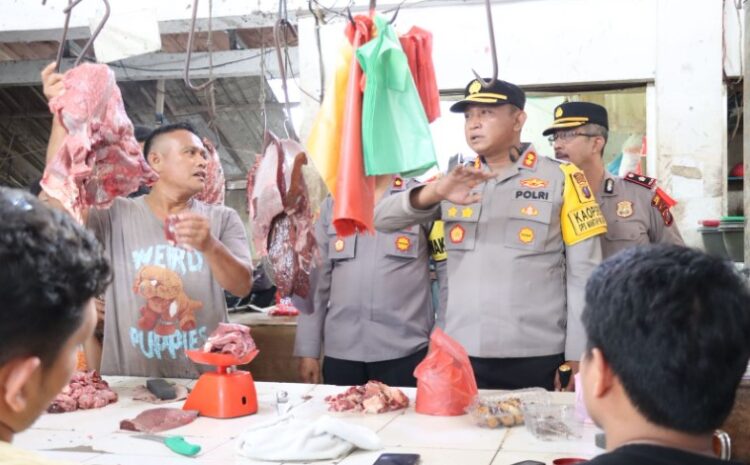 Kapolres Tanjung Balai Tinjau Pasar Tradisional Pastikan Bahan Pokok dan Stabilitas Harga