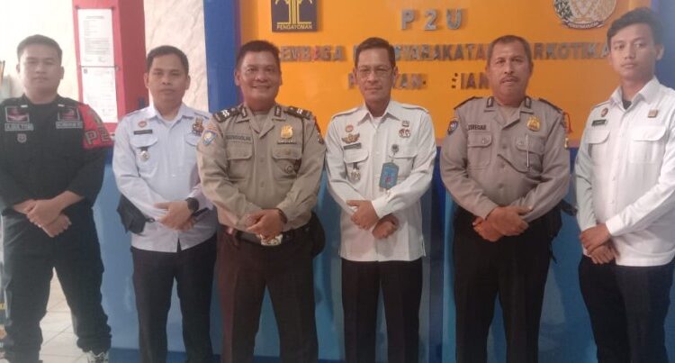 Sat Binmas Polres Simalungun Koordinasi Data Polsuspas di Lapas Narkotika Pematang Siantar