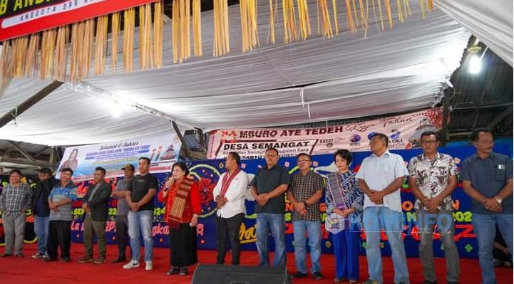  Bupati Karo Hadiri Undangan Kerja Tahun Desa Semangat, Sinaman dan Rumamis Kecamatan Barusjahe