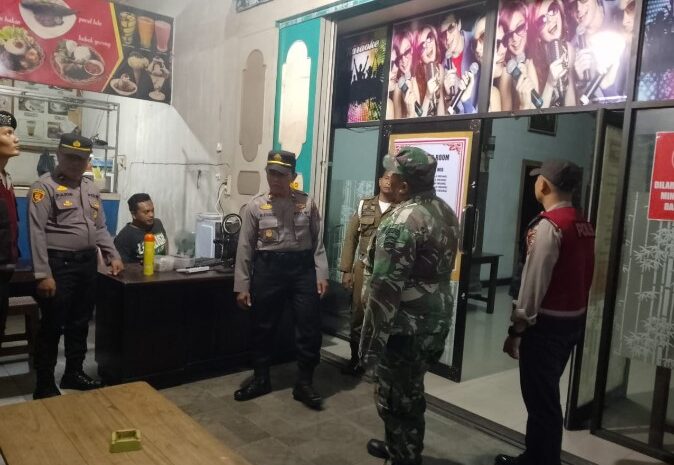 Polres Sibolga Bersama Tiga Pilar Razia Sejumlah Hotel dan Tempat Karaoke