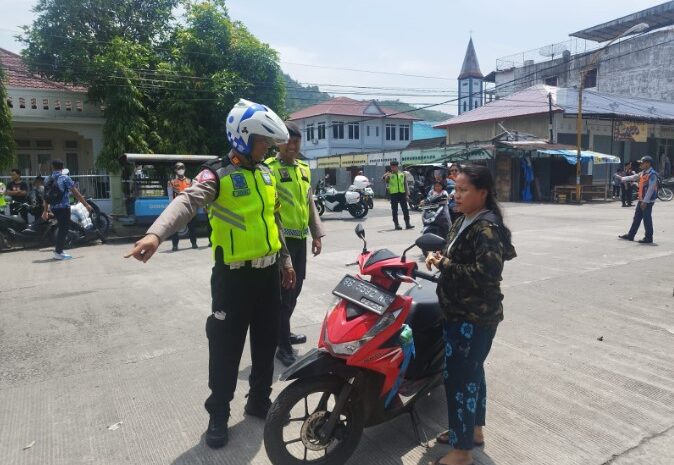 Polres Sibolga Tindak Pengemudi Kenderaan Yang Tidak Tertib