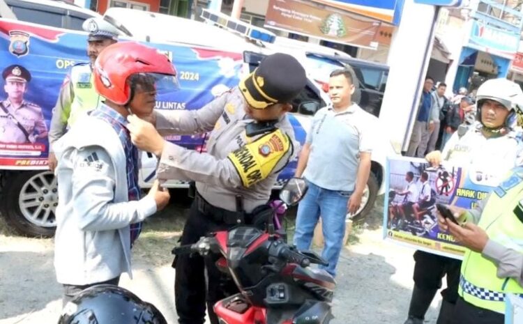 Polres Sergai Gelar Ops Keselamatan Toba 2024 di Jalinsum Sei Rampah