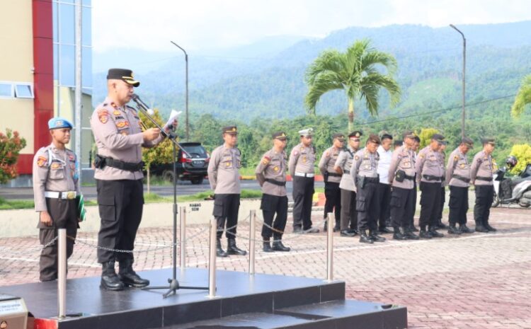  Polres Morowali Gelar Upacara Peringati Hari Kesadaran Nasional