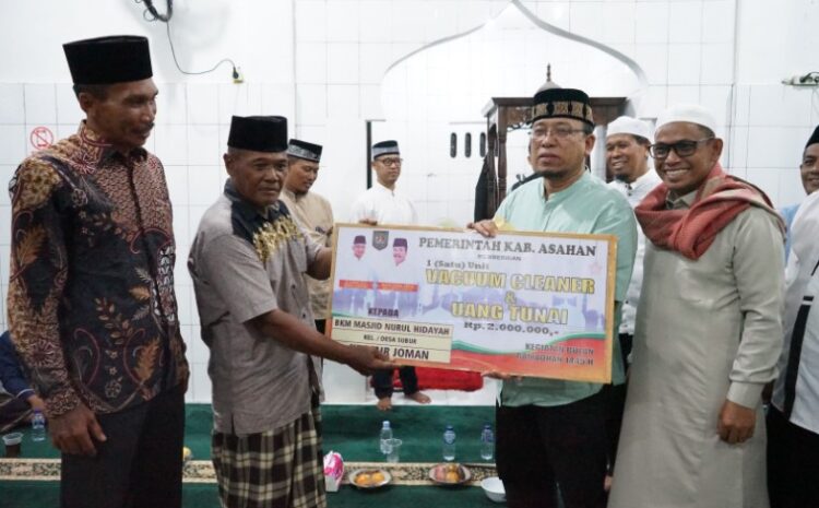  Sekda Asahan Safari Ramadhan Perdana di Desa Subur