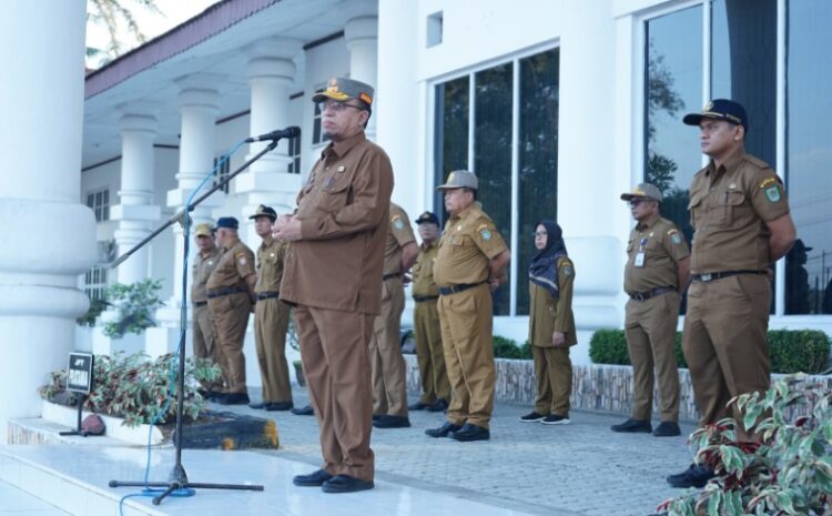  Sekretaris Daerah Kabupaten Asahan Pimpin Apel Gabungan Bulan Februari Tahun 2024