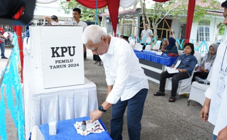 Pastikan Pemilu 2024 Berjalan Aman dan Lancar, Bupati Asahan Tinjau Beberapa TPS