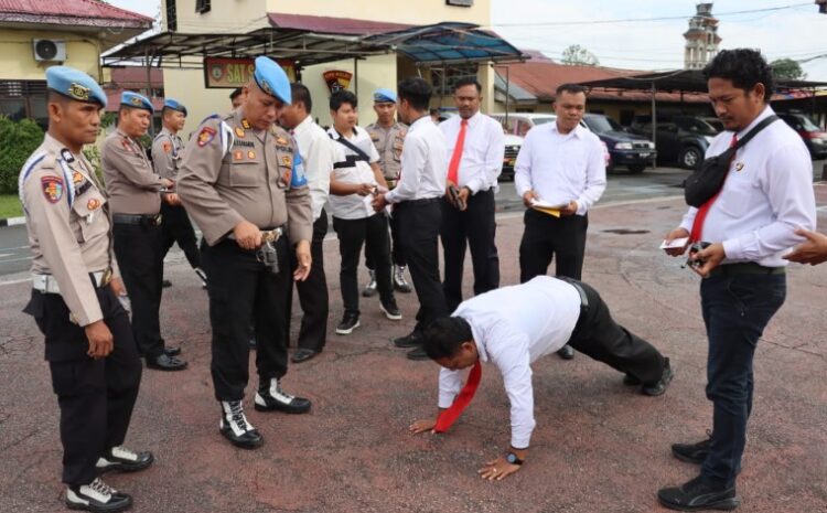 Bid Propam Polda Sumut Lakukan Pemeriksaan Gaktibplin di Polres Dairi