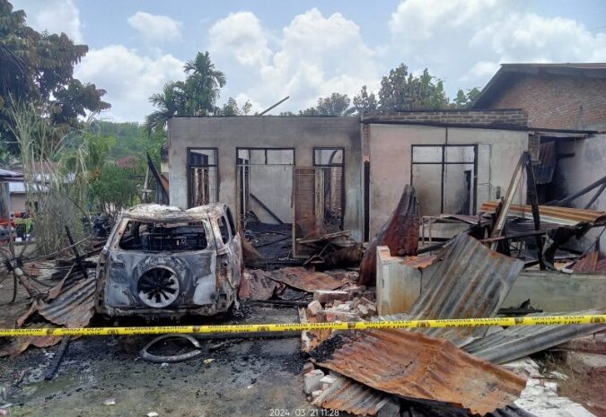  Diancam Melalui Medsos, Mobil dan Rumah Anggota PWI Labuhanbatu Diduga Dibakar OTK