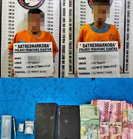 Polres Pematang Siantar Ringkus Dua Pria Simalungun