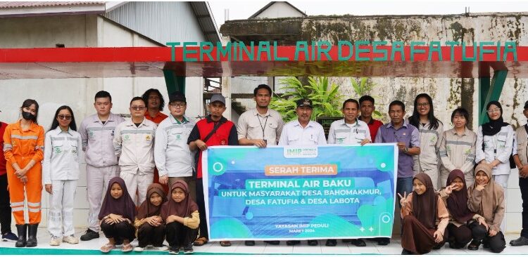 PT IMIP Bangun Terminal Air Bersih Bagi Warga Bahodopi