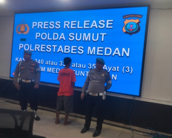 Polsek Medan Tuntungan Ringkus Pelaku Pembunuhan