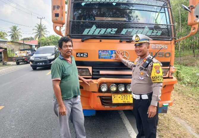 Polres Sergai Gelar Operasi Keselamatan Toba di Daerah Rawan Pelanggaran dan Kecelakaan