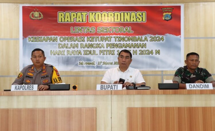 Jelang Operasi Ketupat Tinombala 2024, Polres Morowali Gelar Rakor Lintas Sektoral