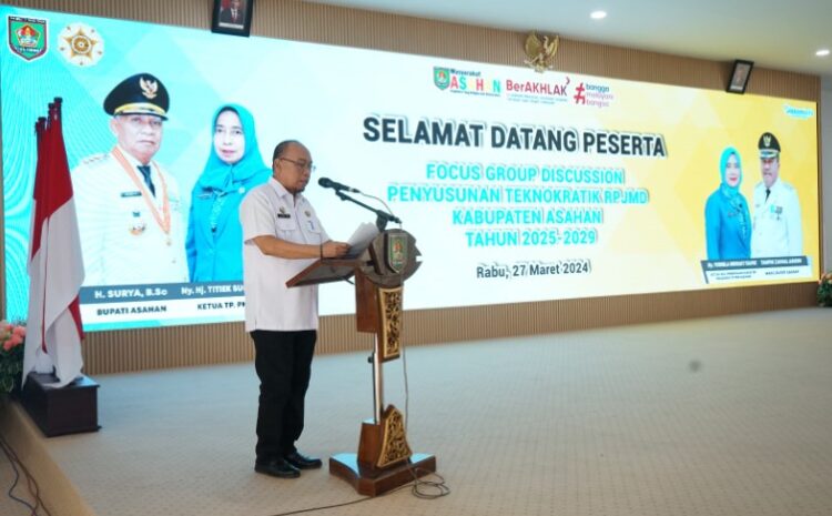 Sekda Buka FGD RPJMD Kabupaten Asahan