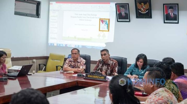  Wabup Karo Hadiri Rakor Desa Percontohan Program Pokok PKK Tahun 2024