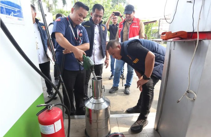 Polda Sumut dan Pertamina Patra Niaga Regional Sumbagut Sidak Sejumlah SPBU