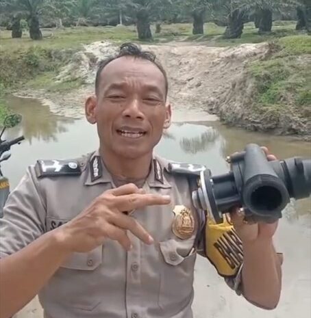 Inovasi Bhabinkamtibmas Polres Batubara Tanggulangi Karhutla