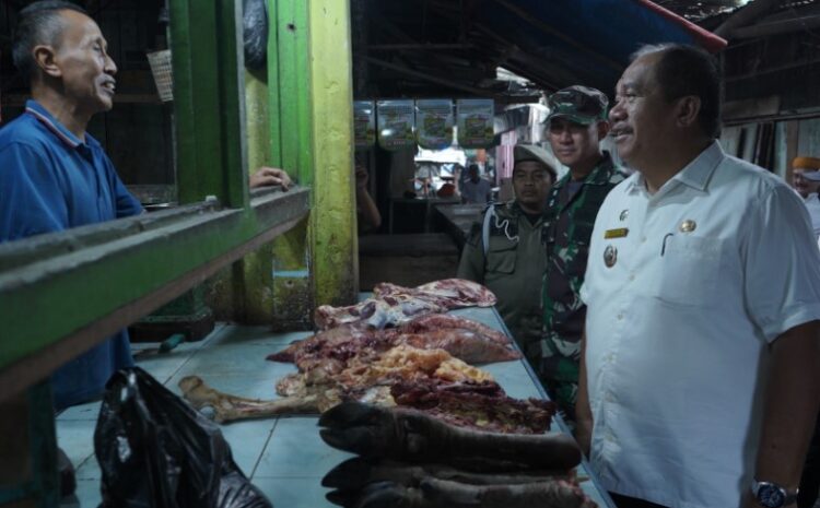 Jelang Hari Raya Idul Fitri, Wakil Bupati Bersama Forkopimda Asahan Sidak Pasar