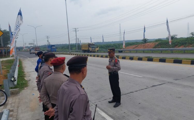 Arus Lalulintas di Pos Pelayanan II Pintu Tol Kabupaten Batubara Jelang Mudik Terpantau Aman Dan Lancar