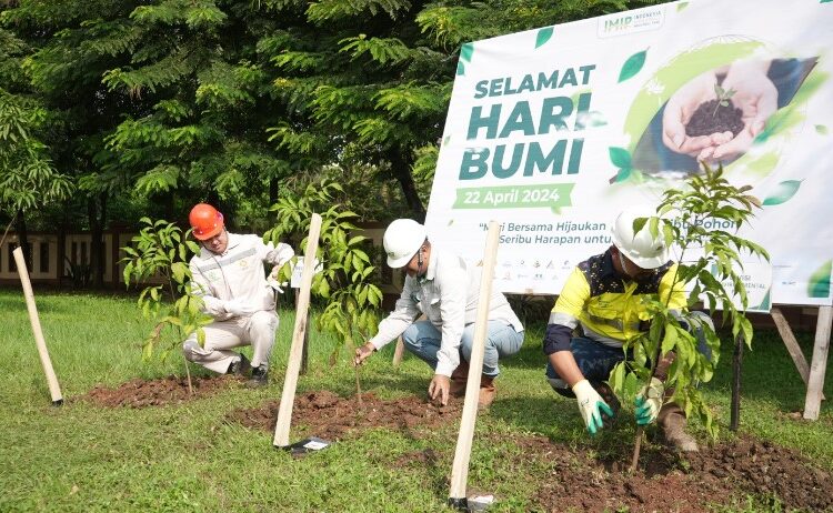 IMIP Tanam 1.000 Pohon Pelindung Peringati Hari Bumi