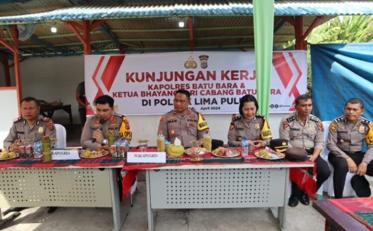 Kunker ke Polsek Lima Puluh, Kapolres Batubara Tekankan Sikat Perjudian dan Narkoba