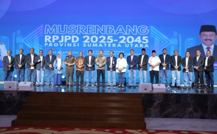  Wakil Bupati Asahan Ikuti Musrenbang RPJPD 2025-2045 Sumatera Utara