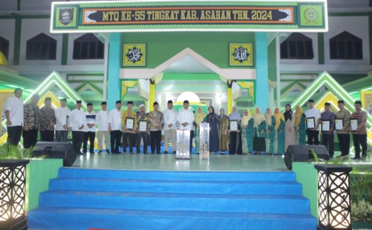  Wakil Bupati Asahan Tutup MTQ Ke-55 Tingkat Kabupaten Asahan dan Asahan Expo