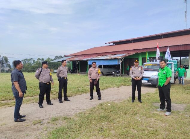  Polres Toba Laksanakan Pengamanan Aksi Damai PK-SBSI di Hari Buruh Nasional