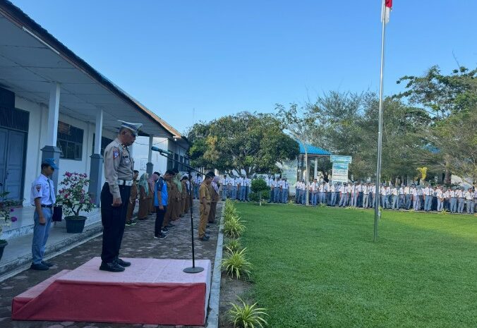  Satlantas Polres Batubara Sosialisasi Keselamatan Berlalu Lintas di Sekolah