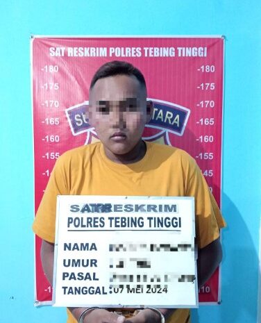 Cabuli Anak di Bawah Umur, Pria Pengangguran Ditangkap Polres Tebing Tinggi Dari Kontrakan