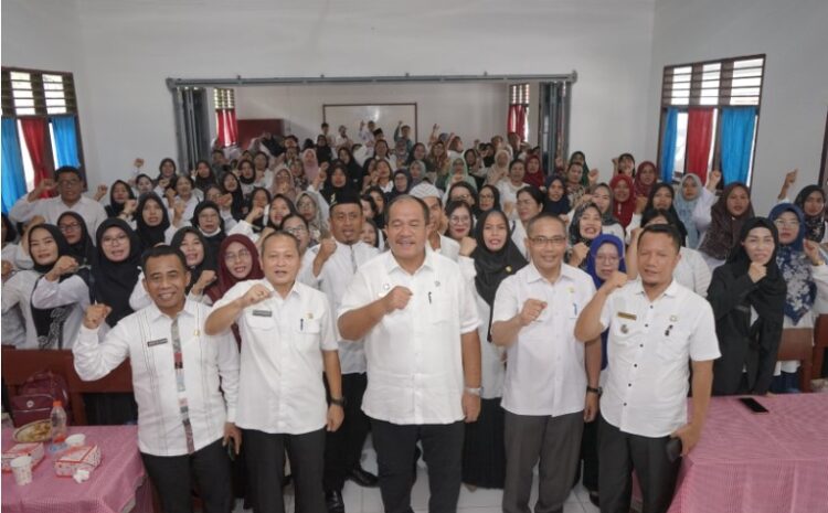 Kepala UPTD SD dan SMP Negeri Dinas Pendidikan Kabupaten Asahan Gelar Halal Bihalal