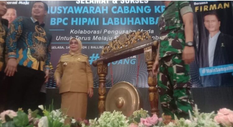  Plt Bupati Labuhanbatu Buka Muscab Ke-V Hipmi